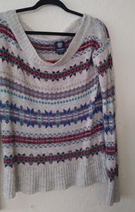 American Eagle Striped Sweater Size Small
